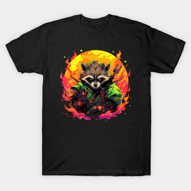 raccoon T-Shirt by lets find pirate